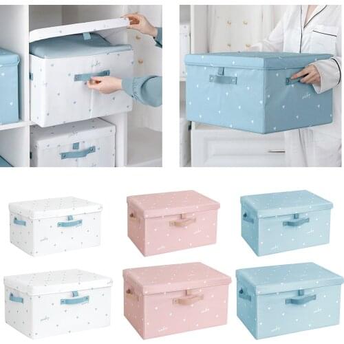 Foldable Storage Box Shoes Storage Bin Container Toys Organizer Storage Cube Basket for Home Office