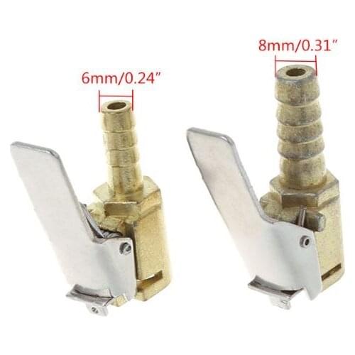 Bicycle Air Pump Connector Inflator Adapter Converter Copper Accessories 6mm/8mm