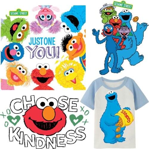 Anime Cartoon Patches Thermal Sticker on Clothes Fabric Iron-on Transfers for Clothing Thermoadhesive Patch Diy Applique for Kid