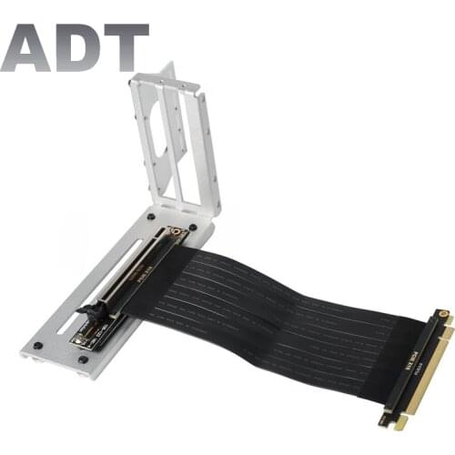 Riser Graphics Cards Vertical Bracket PCI-E 3.0 x16 graphics video card to PCI-E 3.0 x16 slot extension cable for ATX PC-Case