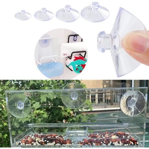 CNCRAFT 20mm 20/50/100PCS/lot High-end Sucker Suction Cups Mushroom Head Suckers Cup Button Transparent