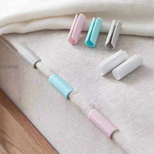 10Pcs/Lot Bed Sheet Clips Bed Cover Holder Fastener Mattress Non-slip Gripper for Bed Sheet Multifunction Clothes Pegs