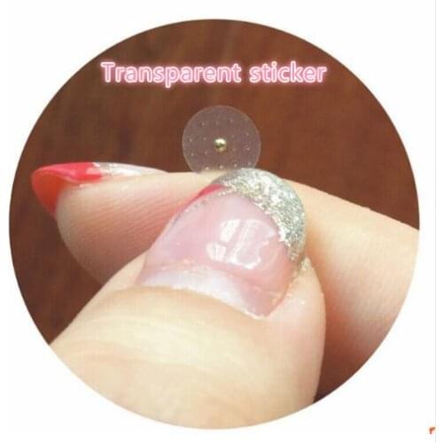 1200pcs /2 packs Double Ear Acupuncture Needle Patch Magnetic Therapy Vaccaria Ear Seeds Stickers Ear Care Massage Good Effect