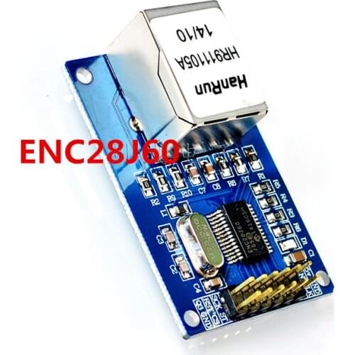 Fast Free Ship 2PCS/LOT ENC28J60 Ethernet LAN SPI Network Module