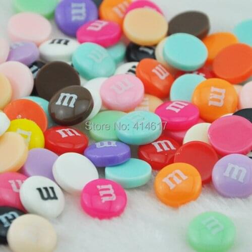 20pcs circular letters Resin Flatback Scrapbook Craft DIY1--(pick colors