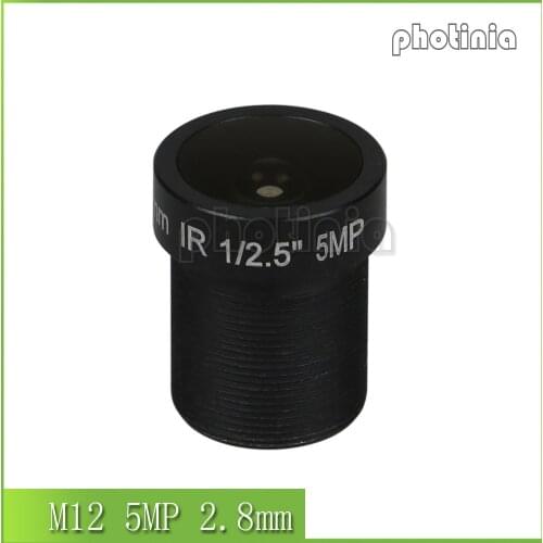 5Megapixel 2.8mm Fixed 1/2.5 inch 140 Degree Wide Angle CCTV Lens For HD 5MP IP Camera AHD CCTV Camera