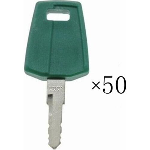 50pc 11444208 C001 Ignition Key For Volvo Heavy Equipment Wheel Loader