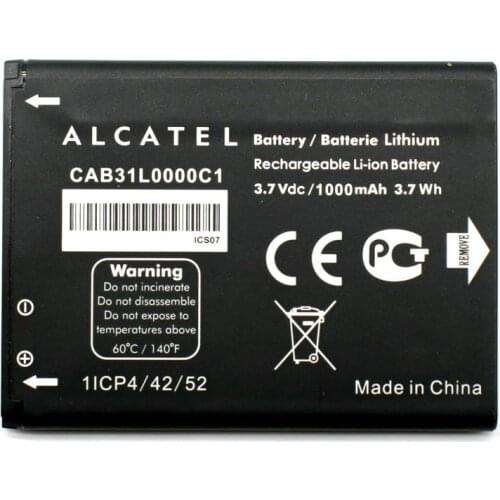High Quality Battery CAB31L0000C1 CAB31L0000C2 battery for Alcatel i808 TCL T66 A890 One Touch 282/813 890D 891/979/3041D Phone
