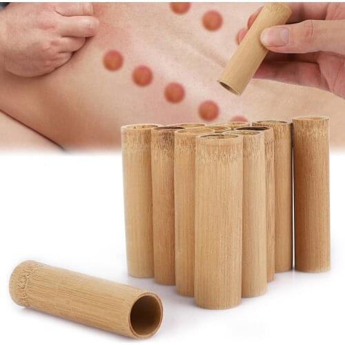 Sucker Bamboo Thumb Cupping Cup Set Traditional Medicine Dredge Channels Strong Suction Cupping Chinese Medical Massage Kit