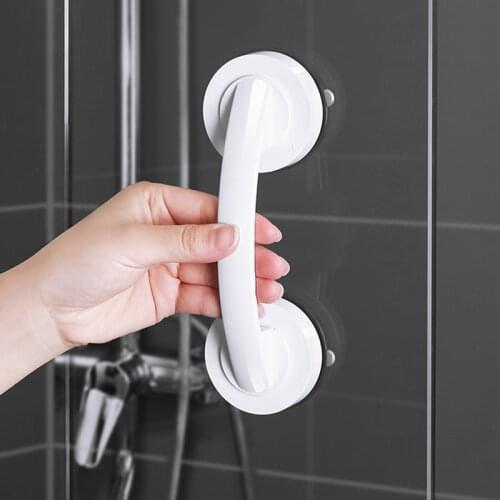 Household Glass Door Handle Bathroom Safety Grab Bars Without Drilling Detachable Strong Adsorption Handle Home Accessories Sets