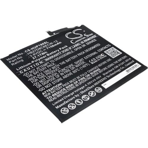 CS 7150mAh / 27.17Wh battery for Huawei MatePad Pro, MRX-AL09, MRX-AL19, MRX-W09, MRX-W19 HB27D8C8ECW-12