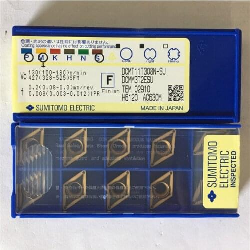 DCMT11T308N-SU AC630M 100% Original SUMITOMO brand with the best quality 10pcs/lot free shipping