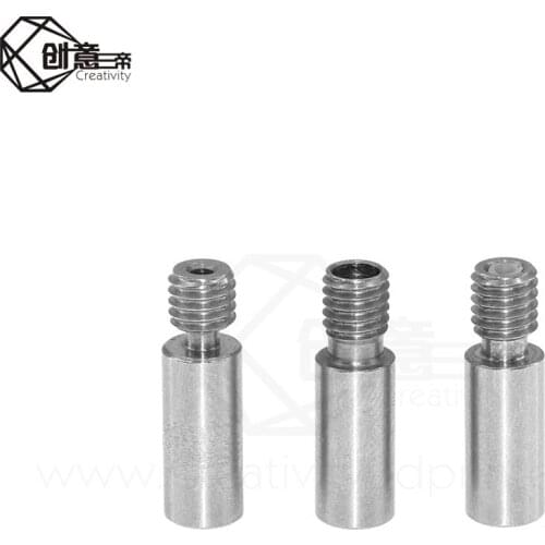 1PCS 3D Printer Parts Chimera extruder Heat break V6 dual hotend J-head throat length 22mm 1.75mm 3 mm filament Reprap