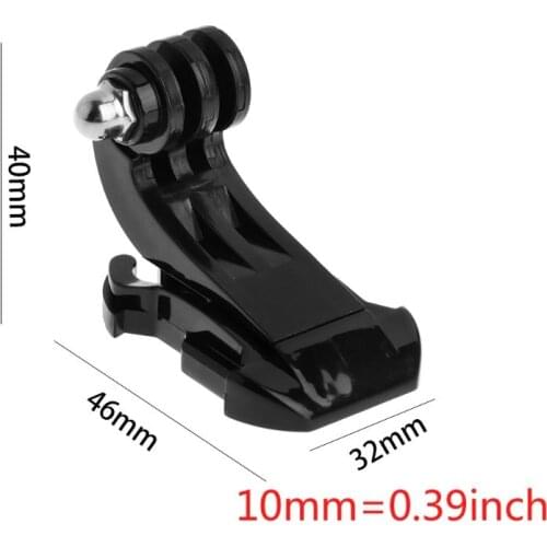 F3MA 2pcs J Hook Buckle Chest Strap Belt Helmet Base Mount for gopro Hero 7 5 6 Black 4 Session Yi 4K Sjcam Camera