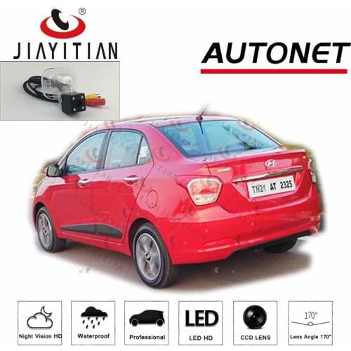 JIAYITIAN rear view camera for hyundai xcent xcent fl 2013~2019 CCD/Night Vision/Reverse/Backup Parking Camera License plate cam