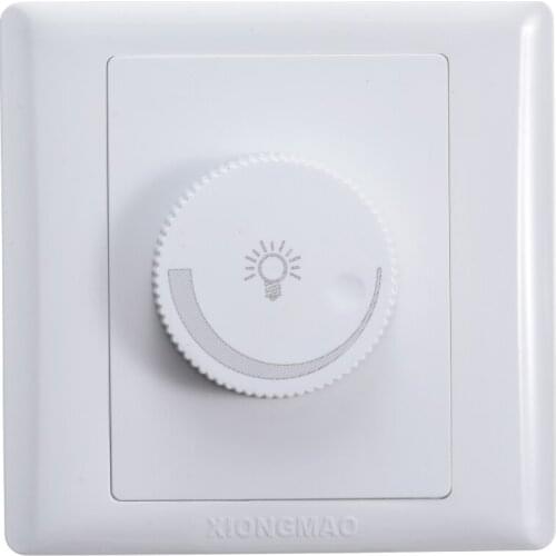 Mayitr 250V Adjustable Brightness LED Knob Dimmer Controller Rotary Switch Home Lighting Accessories Dimmers
