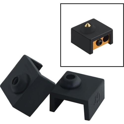 MK8 Silicone Sock Cover CR10 Heater Block Case MK7/MK8 For Aluminum Block Hot End CR10S PRO ender 3 Extruder 3D Printer Parts