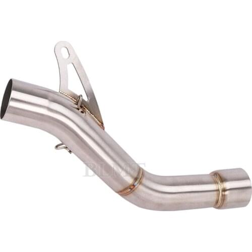 Motorcycle Exhaust Escape Modiifed Catalyst Middle Link Pipe 51MM Muffler For DUCATI Monster 821 Monster 1200 1200S 2014-2016