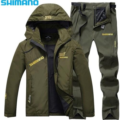 Fishing Clothes Suit Men Autumn Winter Thin Fishing Clothing Hooded Sports Hiking Fishing Jacket Outdoor Clothes Fishing Wear