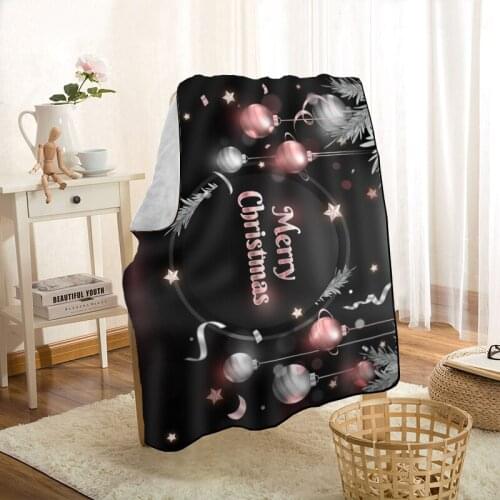 New Christmas Decoration Blankets New Year Soft Blanket Home Gift Throw On Home/Sofa/Bedding Portable Adult Travel Cover Blanket