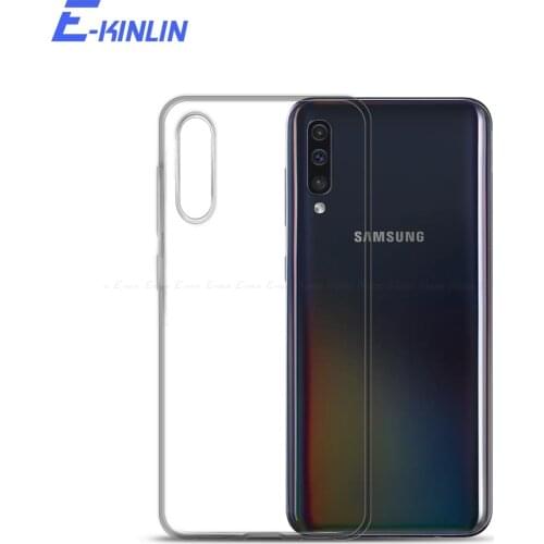 Clear Soft Cover For Samsung Galaxy A90 A80 A70 A60 A50 A40 A30 A20 A10 A7 A5 A3 A6 A8 Plus A9 Pro 2018 2017 TPU Back Case