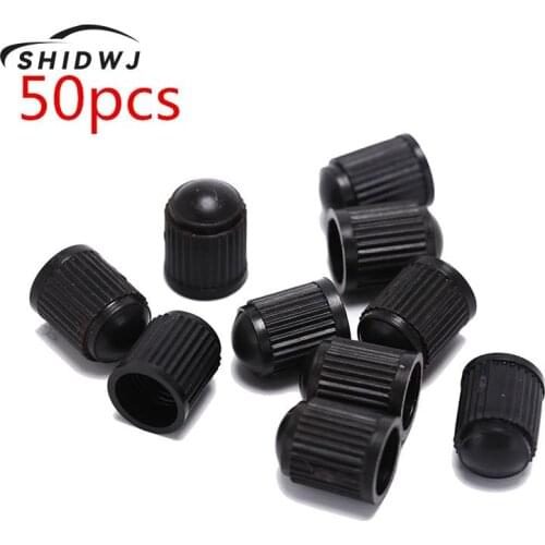 50Pcs/lot Motorcycle Auto Wheel Dust Cover Lid Plastic Truck Car Tire Air Wheel Valve Stem Cap Tyre Valve Stem Caps