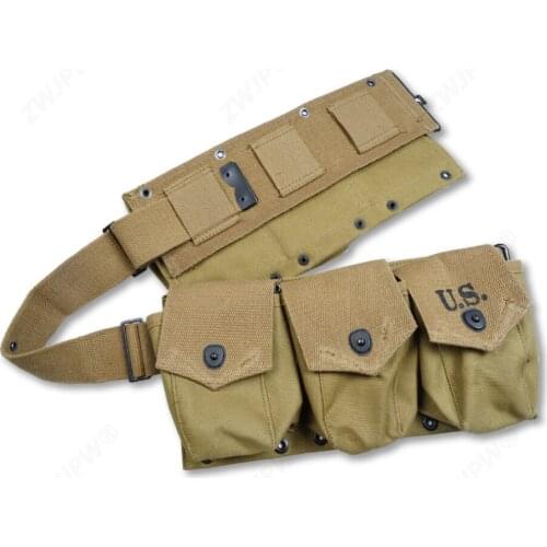 WWII WW2 US ARMY SOLDIER PARATROOPER INFANTRY BAR EQUIPMENT BELT CLASSICAL REPRO World military Store