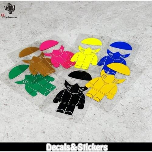 NO.LN156 The STIG TOP GEAR 3M Material Reflective Stickers MOTO GP Car Sticker Decals Racing Stickers Motorcycle