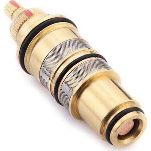 62KC Thermostatic Mixing Val ve Brass Thermostatic Mixing Val ve Water Temperature Pipe Basin Thermostat Control