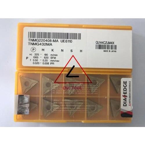 TNMG220408-MA UE6110 10pcs original Mitsubishi turning insert DIAEDGE