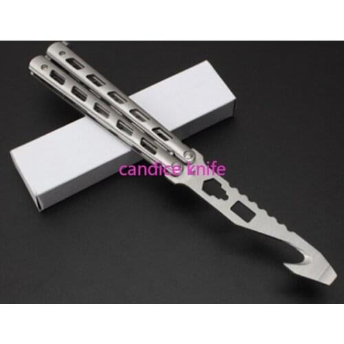 Butterfly In Knife JL-018 Trainer Training Knife Multi Tool Free-swinging Jilt Knife EDC Hunting Camping Survival Knife Raptor