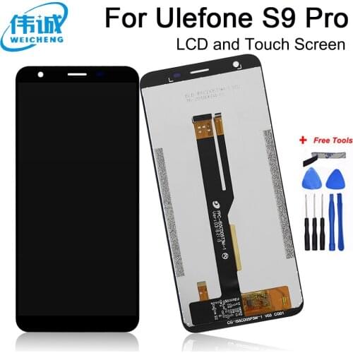 Original For Ulefone S9 Pro LCD Display Touch Screen Digitizer Assembly+Tools And Adhesive For Ulefone S9 Pro Screen Sensor LCD
