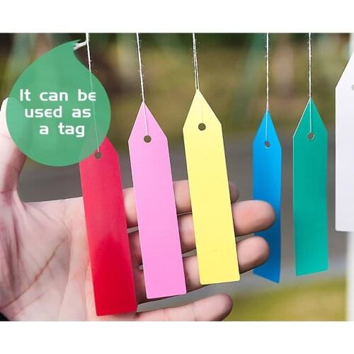 100Pcs Plastic Plant Tags Waterproof Garden Plant Labels Pot Marker Multicolor Seed Labels Pot Marker Plant Name Tags Plant