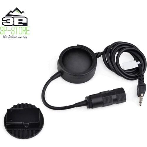 Wadsn Tactical Earphone Accessories ZTCI Tactical PTT (New Headphone Jack COMBAT series push-to-talk Component WZ138