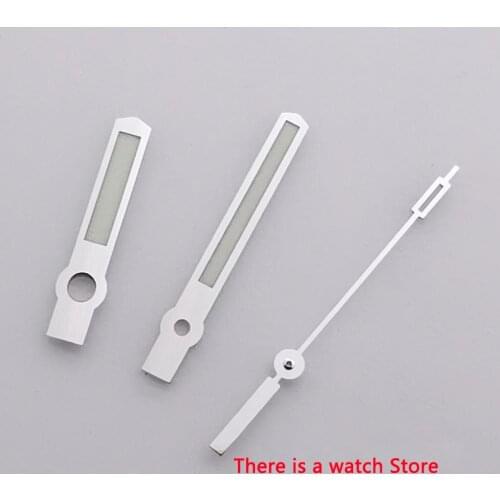 Corgeut watch hands Green luminous for mingzhu 2813 miyota 8215 8205 movement Mens Watch Hands