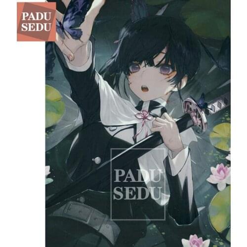 Home Decor 5D Diamond Embroidery Demon Slayer Kimetsu No Yaiba Painting Anime Tsuyuri Kanao Full Drill Cross Stitch Wall Poster