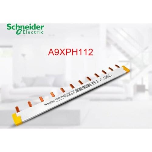 12x18mm comb bus bar, used for 1P MCB, 12 copper row circuit breaker, 12 way A9XPH112 100A