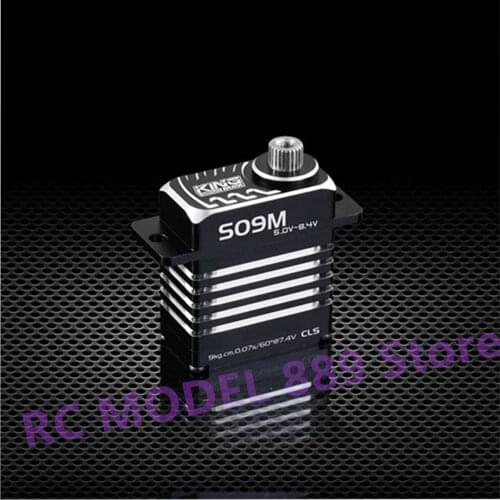 KINGMAX CLS S09M 20g 9kg.cm digital metal gear mini servo full CNC aluminum case for RC or 450 class heli tail and swashplate