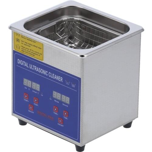MH-009S 1.3L 60W 40kHz LED Digital Ultrasonic Cleaner Cleaning Machine with Heating Timing Ultrasonic Cleaner