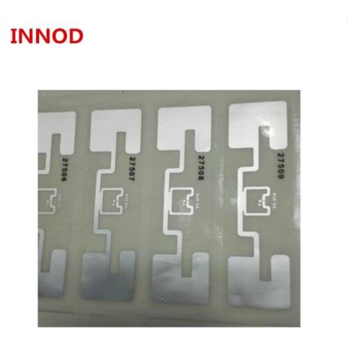 2000pcs/lot impinj R6 chip 860-960MHz long rang impinj uhf rfid wet inlay with printed rewrite programmed number