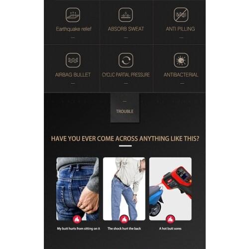 Motorcycle Comfort Seat Cushion Tourtecs Air Fillable Motorbike Cover