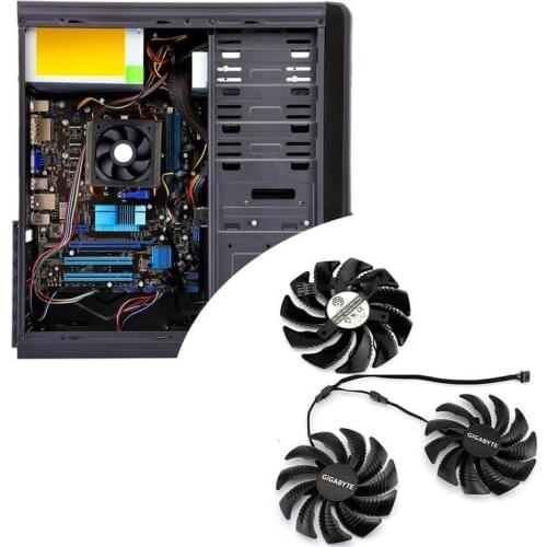 Cooling Fan T129215SU / PLD09210S12HH Graphics Card Cooling Fan for Gigabyte GTX 1060 1070 Graphics Card Cooler Fan