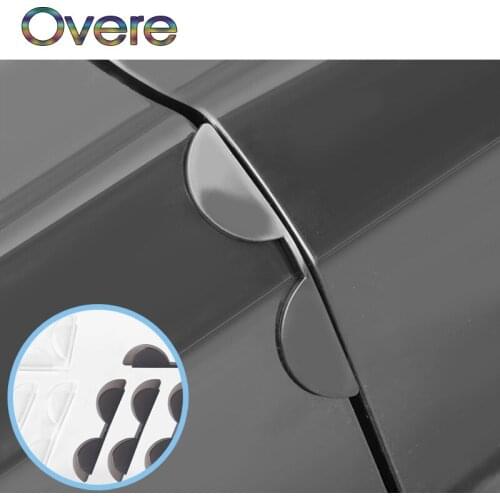 Overe 1Set Car Door Edge Guard Anti Collision Sticker Strips For Honda Civic Accord Fit Subaru Impreza Forester XV Nissan