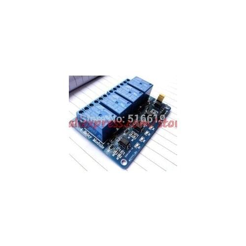 Blue 4-Channel 5V Relay Module Low Strigger For PIC ARM DSP AVR MSP430