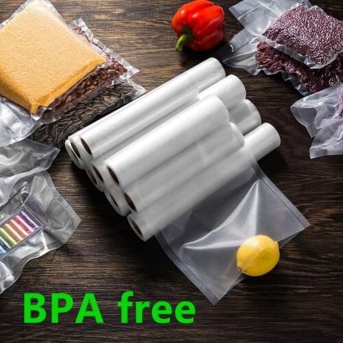 3Rolls/Lot Kitchen Food Vacuum Bag Storage Bags For Vacuum Sealer bag food bags packaging 12CM 15CM 20CM 25CM 28CM*500cm