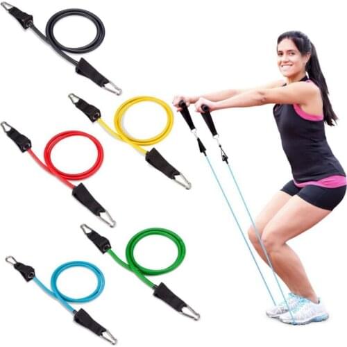 Yoga Fitness Pull Rope Pull Rope Fitness Exercises Resistance Bands Latex Tubes Pedal Excerciser Body 11pcs/set