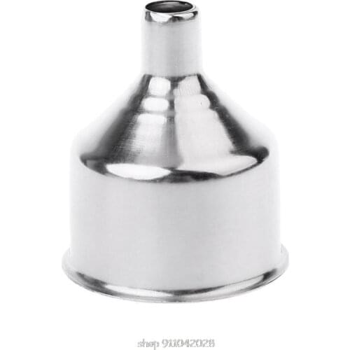 Wide Mouth Stainless Steel Funnel Flagon Flask Funnels Portable Oil Leak Tools D10 20 Dropship