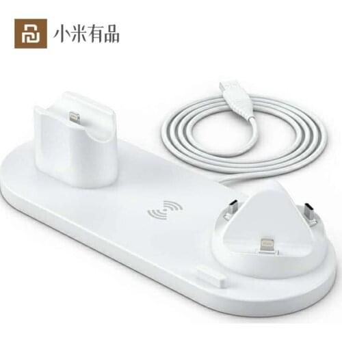 Youpin Smart Mobile Phone Wireless Charger Iwatch5 Watch Headset Dedicated Charging Stand Holder Fast Charging for Smart Home