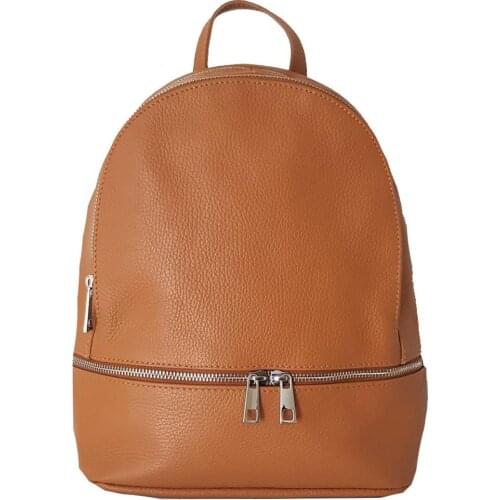 Women genuine leather backpack Made in Italy BC714