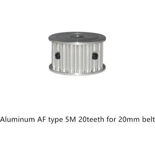AF type 20 teeth 5M Timing Pulley Bore 8mm 14mm for HTD 20mm belt used in linear pulley 20Teeth 20T